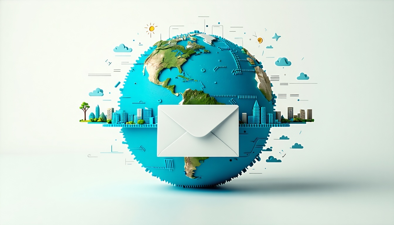 E-Mail-Zoomen über den Globus-1